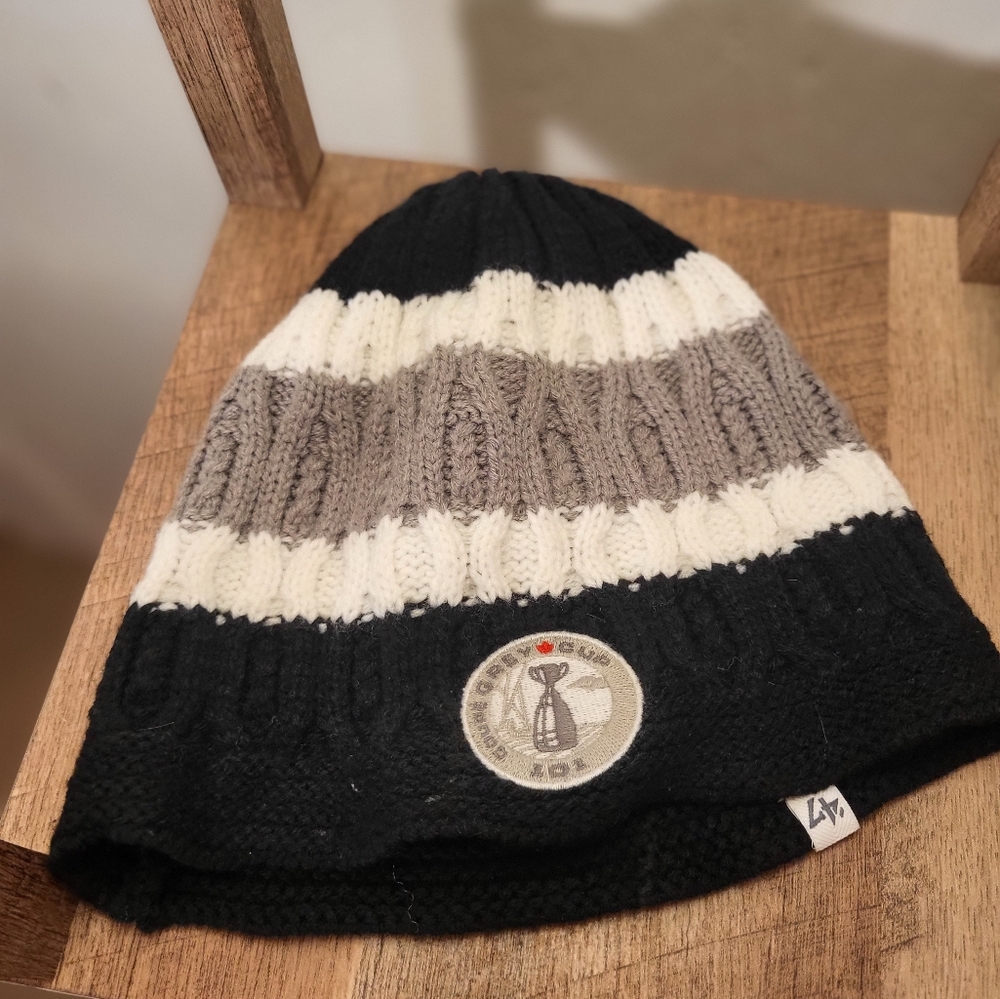 Kids 101 grey cup wool toque